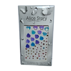 Sticker y Gema p/ Rostro Alice Story - comprar online