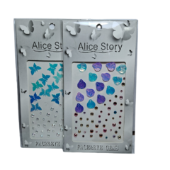 Sticker y Gema p/ Rostro Alice Story