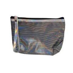 Porta Cosmeticos Brilloso Rayado - comprar online