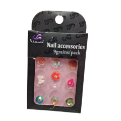 Strass p/ uña Nail accesorio x9u.