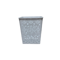 Organizador Plastico Canastita 8007 - Coral Cosméticos y Accesorios