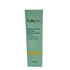 Mascarilla Facial + Exfoliante x 50g Ruby Skin.