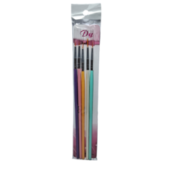Pincel Fino Pastel x 5u DY