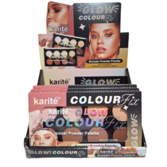 Paleta Bronzer Glow Colour x 8t Karite