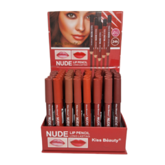 Delineador Madera p/ Labios Nude 24H Kiss Beauty