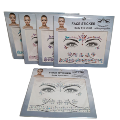 Sticker p/ Rostro Formas Body Eye Chest