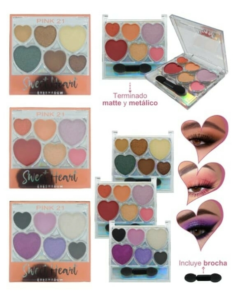 Sombra Sweet Heart x 6t Pink 21