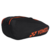 Raqueteira Yonex x6 Preta e Laranja Barra Tennis