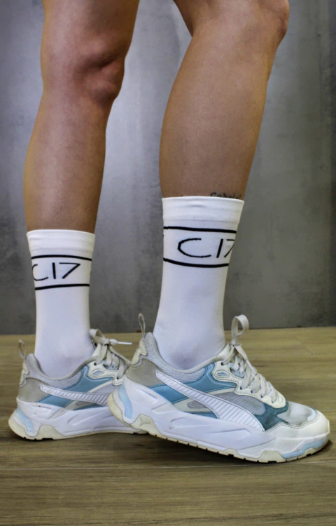 Meia Cano Alto C17 Listra