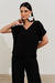 Blusa Lisa Passante Preto - comprar online