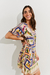 Vestido Estampado Tropicana Off White - comprar online