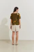Blusa Estampada Jardim De Cogumelos Verde - Malagueta