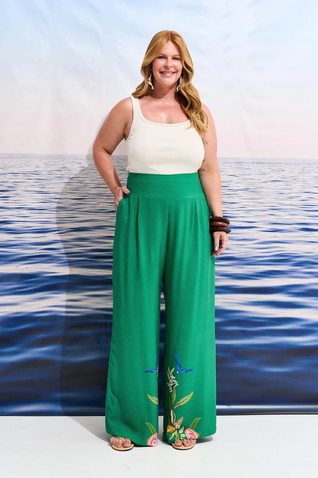 Calça Localizada Verde