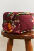 Necessaire Divisórias Flor de Lótus Vinho - comprar online