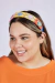 Tiara média Crochet Flores