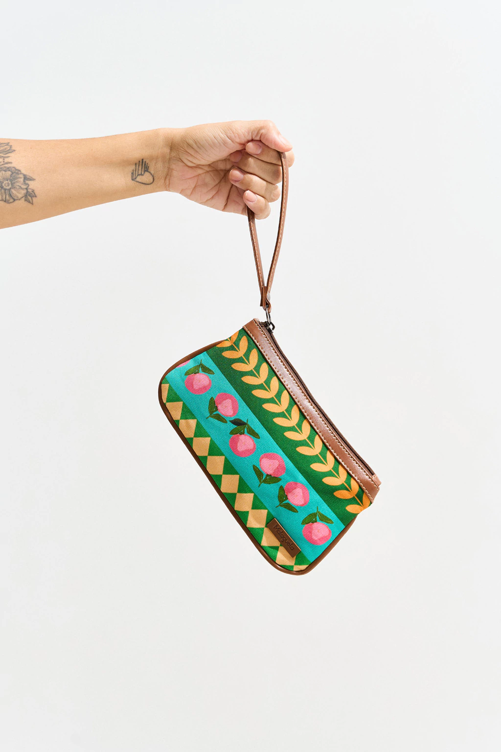 Bolsa de Mão Retangular Verde