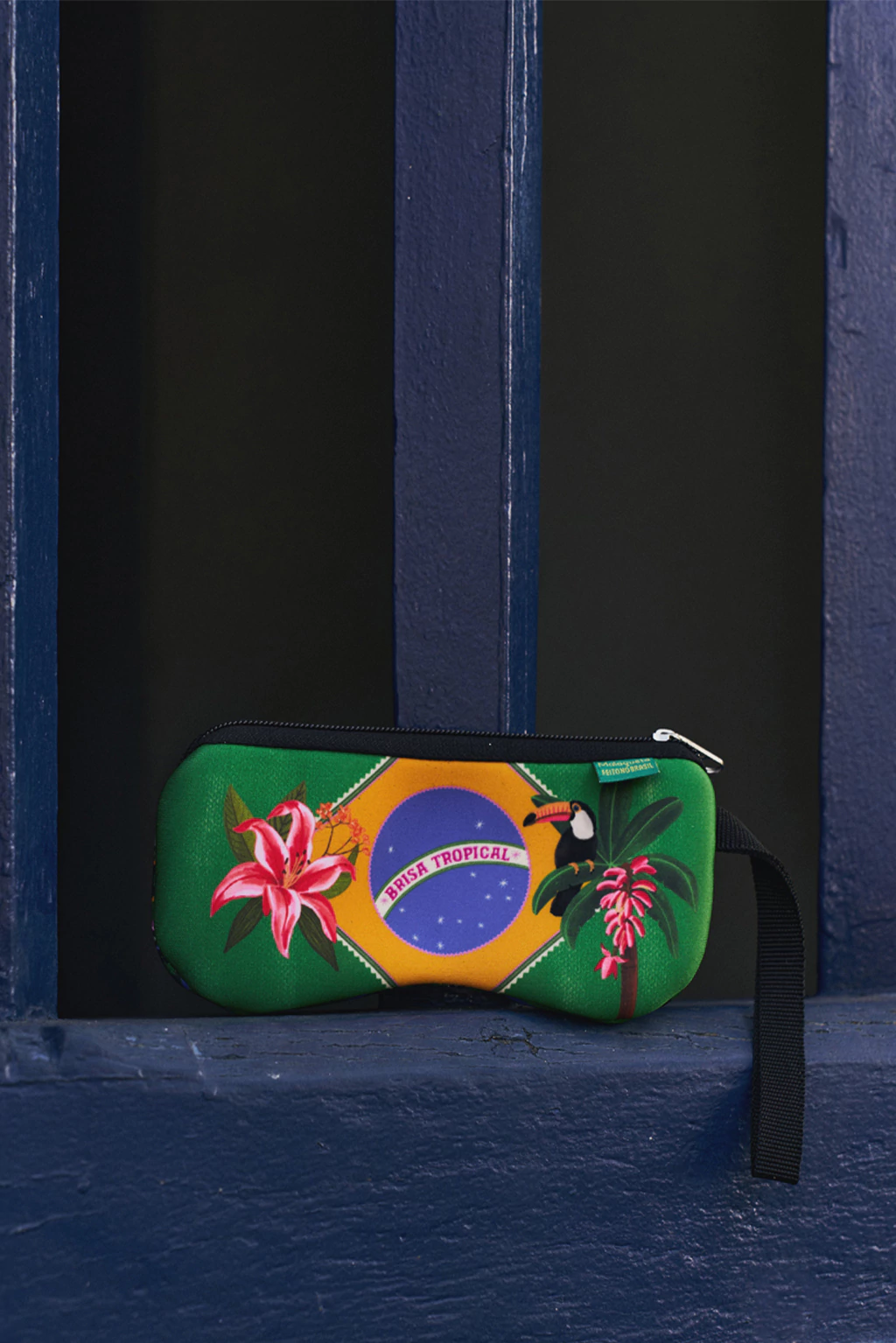 Porta óculos Neoprene Verde