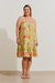 Vestido Estampado Brisa De Flor Plus Size Lima - comprar online