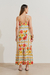 Vestido Longo Estampado Brisa De Flor Off White - loja online