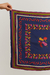 Lenço Localizado 65cm X 65cm Pimentas Azul - comprar online