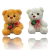 Urso Com Flor 20cm - comprar online