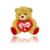 Urso Com Coração 23cm