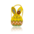 Cesta Coelho Amarelo 20cm