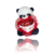 Panda Coração com Glitter 30cm