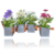 Vaso Com Flor Artificial 23cm