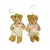 Chaveiro Urso Com Roupa 15cm