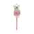 Enfeite Flor + Ursinho - comprar online