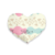 Coração P Estampado Juntas Somos 23x10x18cm - comprar online