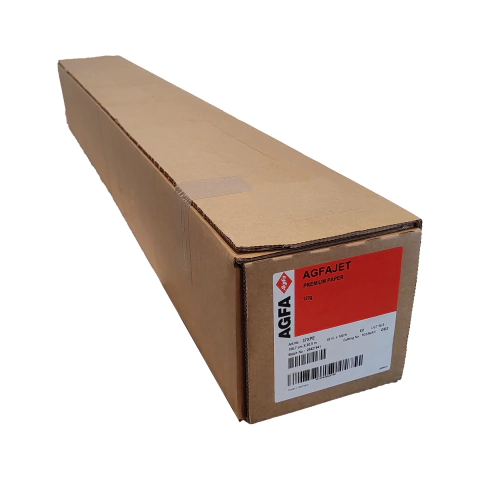 Rollo de papel encapado AGFA - ECO3 AGFAJET PREMIUM PAPER 120 gr 1,067 x 30,5 m 37XPE
