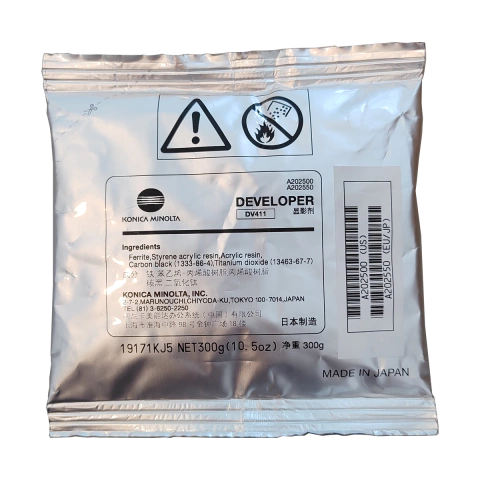 Revelador Konica Minolta DV-411K A202500 Bizhub 36 / 42 / 223 / 283 / 363 / 423