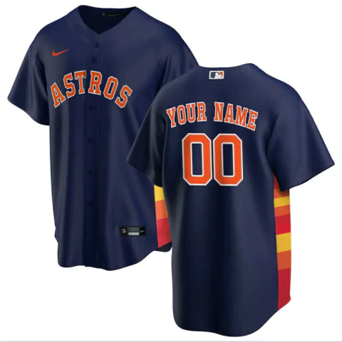 Camisa Houston Astros Nike Masculina - Azul Escuro