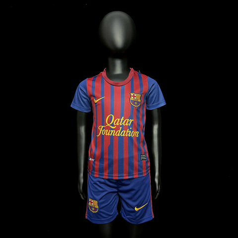 Conjunto Infantil Retrô Barcelona 11/12 - Nike