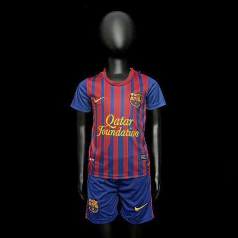 Conjunto Infantil Retrô Barcelona 11/12 - Nike