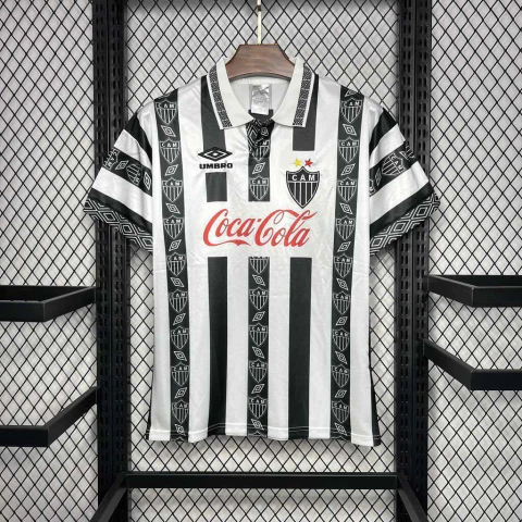Camisa Atlético Mineiro Retrô 1995 Preto e Branco - Umbro - comprar online