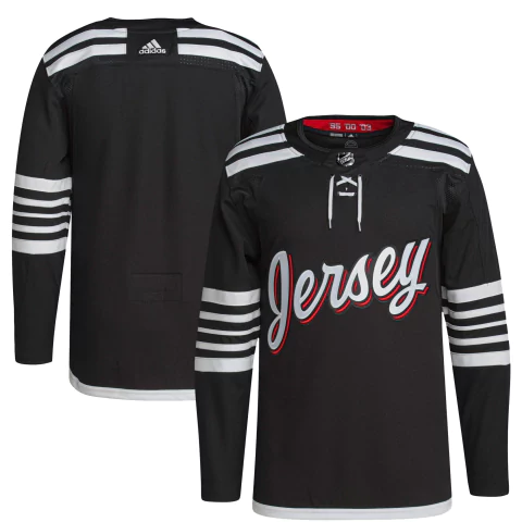Camisa New Jersey Devils Adidas Masculina - Preta
