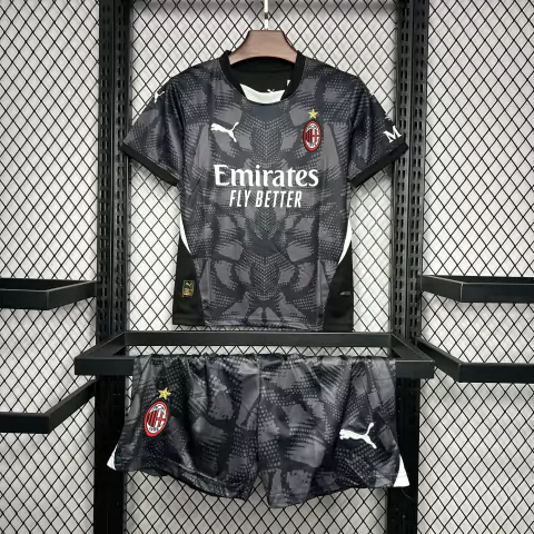 Conjunto Infantil Milan Goleiro 24/25 - Puma