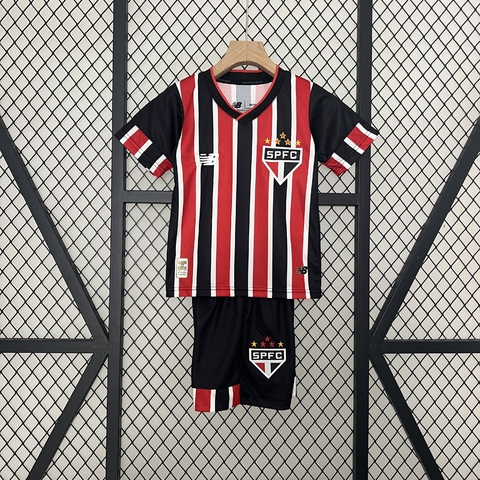 Conjunto Infantil São Paulo Away 24/25 - New Balance - comprar online