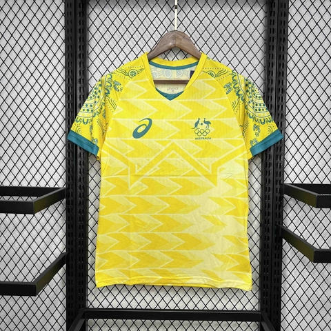 Camisa Australia Home 2024 - Asics - Masculino Torcedor