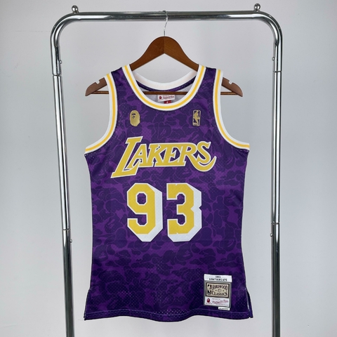 Regata Los Angeles Lakers - BAPE X Mitchell & Ness - Roxa