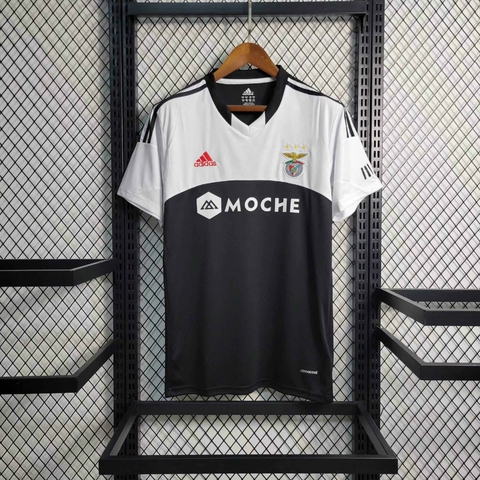Camisa Benfica Retrô 2013/2014 Preta e Branca - Adidas
