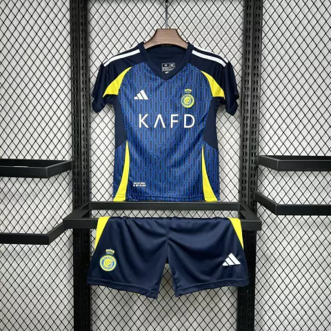 Conjunto Infantil All Nassr Away 24/25 - Adidas
