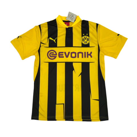 Camisa Borussia Dortmund Retrô 2012/2013 Preta e Amarela - Puma