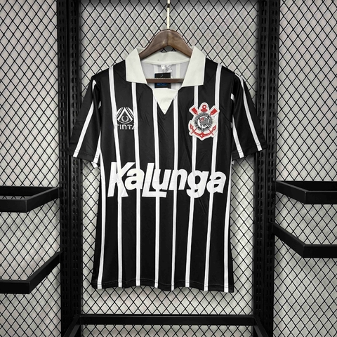 Camisa Corinthians Retrô 1990 Preta e Branca - Finta - comprar online
