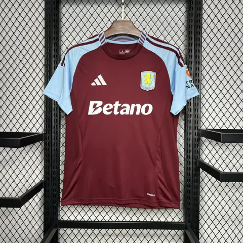 Camisa Aston Villa Home 24/25 - Adidas - Masculino Torcedor
