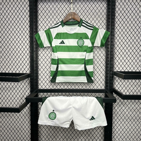 Conjunto Infantil Celtic Home 24/25 - Adidas