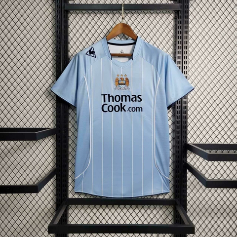 Camisa Manchester City Retrô 2007/2008 Azul - Le Coq Sportif